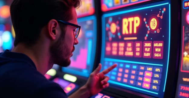 Pemain menganalisis RTP Live slot online